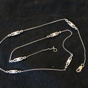 14k White Gold Necklace
